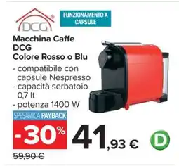 Carrefour Macchina Caffè DCG offerta