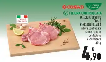 BRACIOLE DI SUINO CONAD PERCORSO QUALITÀ