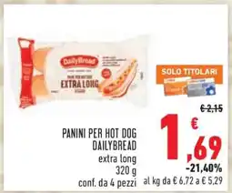 Conad PANINI PER HOT DOG DAILYBREAD offerta