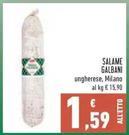 Conad SALAME GALBANI offerta