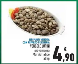 Conad Vongole Lupini offerta
