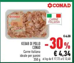 Conad Kebab di Pollo Conad offerta