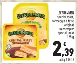 Conad Leerdammer Special Toast offerta