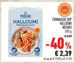 Conad FORMAGGIO DOP HALLOUMI MERAKI offerta
