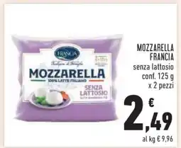 Conad Mozzarella Francia offerta