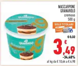 Conad Mascarpone Granarolo offerta