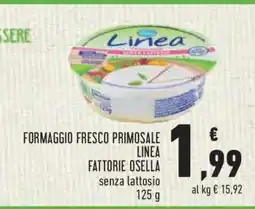 Conad Formaggio Fresco Primosale Linea Fattorie Osella offerta