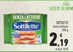 Conad Sottilette Senza Lattosio offerta