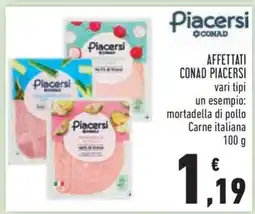 Conad AFFETTATI CONAD PIACERSI offerta