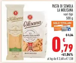 Conad PASTA DI SEMOLA LA MOLISANA offerta