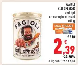 Conad FAGIOLI BUD SPENCER offerta