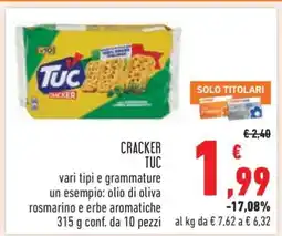 Conad CRACKER TUC offerta