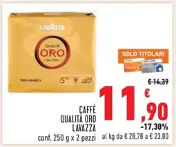 Conad Caffè Qualità Oro Lavazza offerta