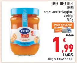 Conad CONFETTURA LIGHT HERO offerta