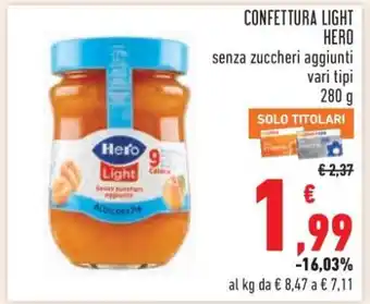 Conad CONFETTURA LIGHT HERO offerta