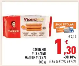 Conad SAVOIARDI VICENZOVO MATILDE VICENZI offerta