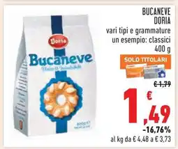 Conad Bucaneve Doria offerta