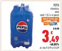 Conad PEPSI classica, zero offerta
