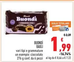 Conad Buondì Bauli offerta