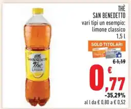 Conad Thè San Benedetto offerta