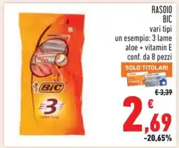 Conad RASOIO BIC offerta