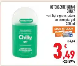 Conad Detergente Intimo Chilly offerta