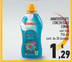 Conad Ammorbidente concentrato CONAD offerta