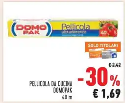 Conad PELLICOLA DA CUCINA DOMOPAK offerta