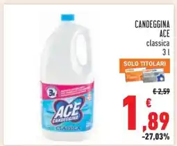 Conad CANDEGGINA ACE classica offerta