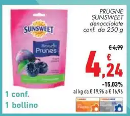 Conad PRUGNE SUNSWEET offerta