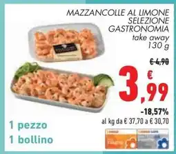 Conad MAZZANCOLLE AL LIMONE SELEZIONE GASTRONOMIA offerta