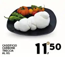 Extra Supermercati Caseificio carbone treccia offerta