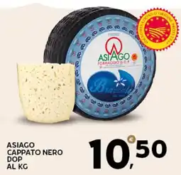 Extra Supermercati Asiago cappato nero dop offerta