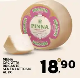 Extra Supermercati Pinna caciotta brigante senza lattosio offerta