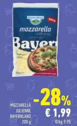 Conad Mozzarella julienne BAYERNLAND offerta