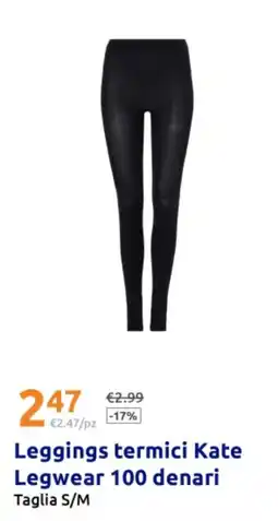 Action Leggings termici Kate Legwear 100 denari offerta