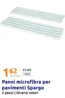 Action Panni microfibra per pavimenti Spargo offerta