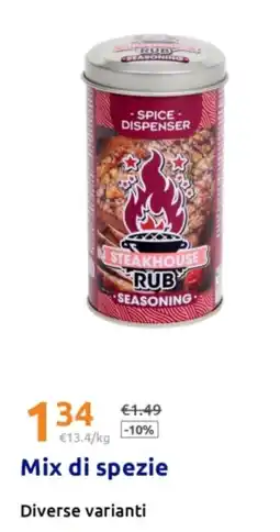 Action Mix di spezie offerta