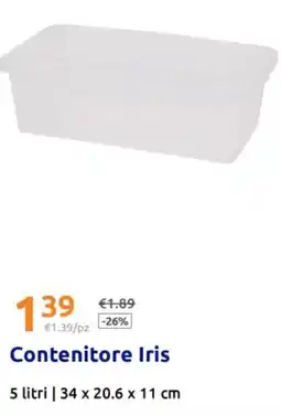 Action Contenitore Iris offerta
