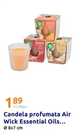 Action Candela profumata Air Wick Essential Oils Ø 8x7 cm offerta
