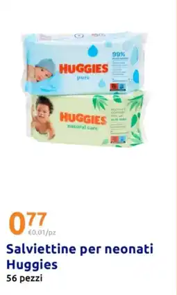 Action Salviettine per neonati Huggies offerta