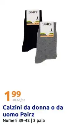 Action Calzini da donna o da uomo Pairz offerta
