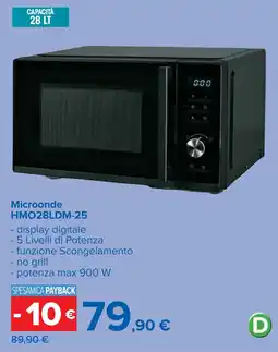 Carrefour Microonde HMO28LDM-25 offerta