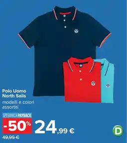 Carrefour Polo Uomo North Sails offerta