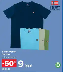 Carrefour T-shirt Uomo Norway offerta