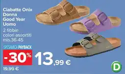 Carrefour Ciabatte Onix Donna Good Year Uomo offerta