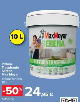 Carrefour Pittura Traspirante Serena Max Meyer offerta