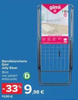 Carrefour Stendibiancheria Gimi Jolly Silver offerta