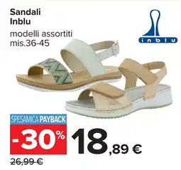 Carrefour Sandali Inblu offerta