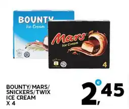 Extra Supermercati Bounty/mars/ snickers/twix ice cream offerta